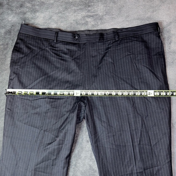 Pronto Uomo Size 48W Black&White Pinstripe Corporate Office Wedding Dress Pants - Picture 5 of 11